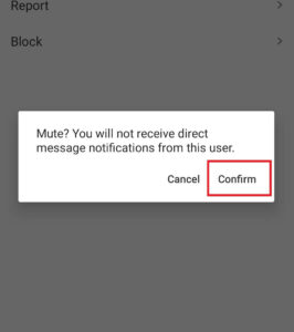 mute Clapper chat notification