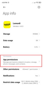 find Lemon8 user from contacts