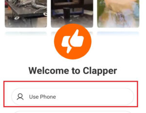 mobile number to create Clapper